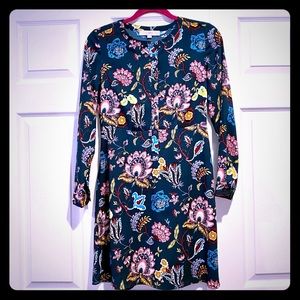 Loft Floral Henley Dress